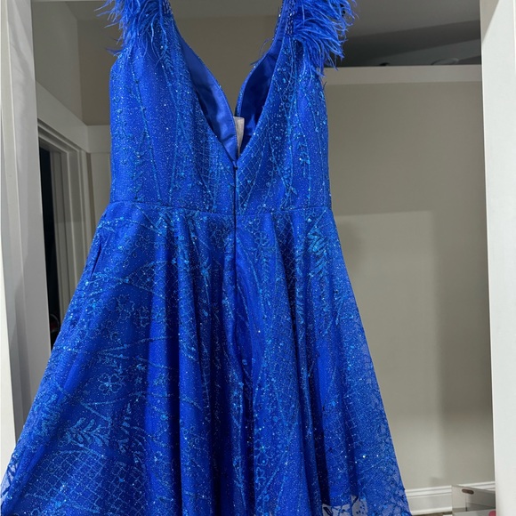 Alyce feather cocktail dress - Picture 6 of 8